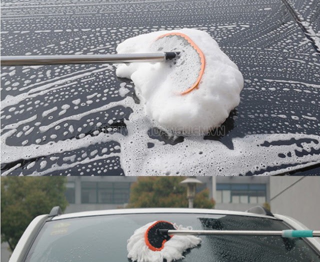 Chổi rửa xe ô tô cán dài